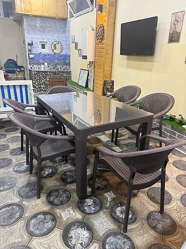 Bağ, çöl masa və oturacaq dəstləri: Yeni, Dördbucaq masa, 6 stul, Açılan, Stullar ilə, Plastik, Türkiyə -da lalafo.az — 7 Bağ, çöl masa və oturacaq dəstləri: Yeni, Dördbucaq masa, 6 stul, Açılan, Stullar ilə, Plastik, Türkiyə — 7