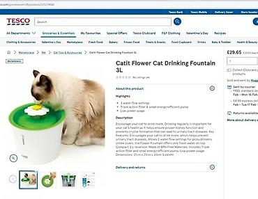 Oprema za kućne ljubimce: Catit Flower Cat Drinking Fountain – 3L - Fontana za mačke sa — 15