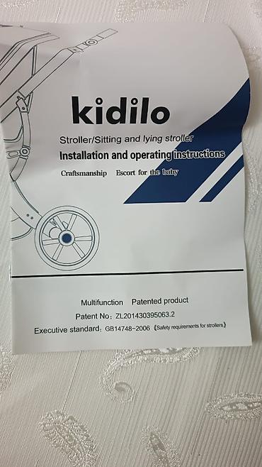 uşaqlar ucun qulaqciq: Uşaq arabası – Kidilo beşik tipli model iki ədəddir əkizlər ücündur — 10