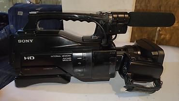 krosnu aparatı hd: Sony HDV video kamera, bir neçə batareya və qoruyucu çanta ilə təklif — 6