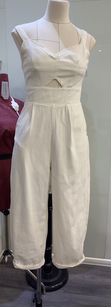 Tulumlar: Tulum, Bershka, S (EU 36), rəng - Ağ