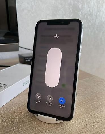 iphone plus: IPhone 11, Б/у, 128 ГБ, Белый, Зарядное устройство, Чехол, Кабель, 78 % — 8