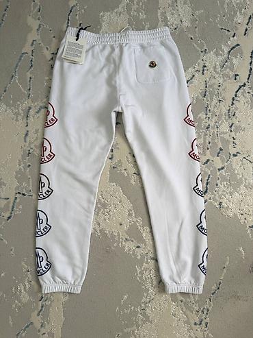 Брюки: Мужские брюки, L, Moncler, Новый, цвет - Белый, Самовывоз — 9