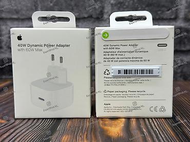 20w: Оригинальный адаптер Apple 40 ватт (евровилка) - USB-C блок питания — 5