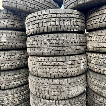 Шины: Шины 215 / 65 / R 16, Зима, Б/у, Комплект, Легковые, Япония, Dunlop