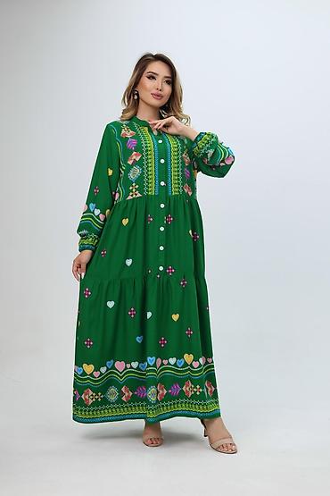 Личные вещи: Повседневное платье, Лето, Длинная модель — 5