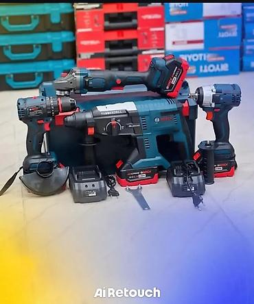 Bosch Professional akkumulyatorlu alət dəsti Komplektin tərkibi: -