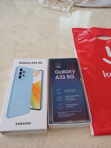 s10 5g: Samsung Galaxy A33 5G, 128 GB, rəng - Göy