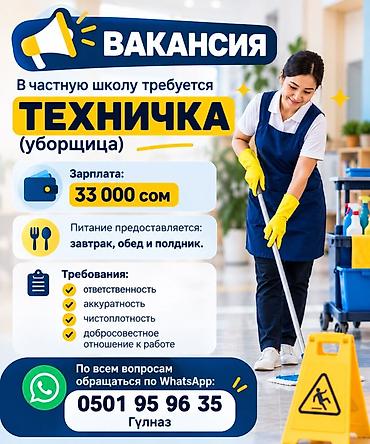 Требуется Уборщик, Школа