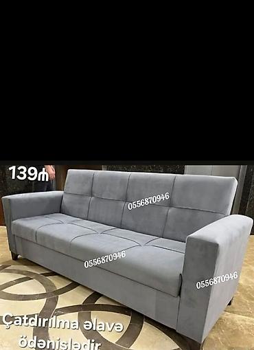 taxta stullar: Divan, Yeni, Açılan, Bazalı, Vеlur parça, Ödənişli çatdırılma — 3