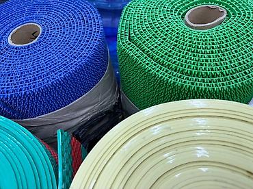 Грязезащитные и придверные коврики: Придверный коврик Новый, Наружный, Прямоугольный, цвет - Зеленый, Синий — 14