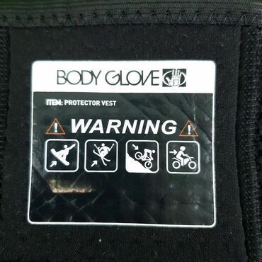 Oprema za bicikliste: Biciklistički prsluk body glove, vel. Xs, youth protektor marka: body — 8