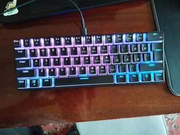 Klaviaturalar: Rampage Radiant k11 Mechanic Klaviatura, teze alinib, az ishlenib, rgb — 9