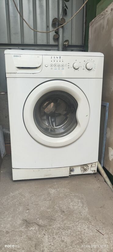 мини стиралный машина: Кир жуучу машина Beko, Колдонулган, Автомат, 5 кг чейин, Толук өлчөм