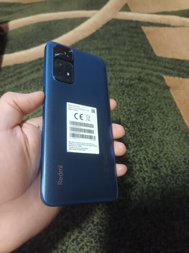тел редми: Xiaomi, Redmi Note 11S, Б/у, 128 ГБ, цвет - Синий, 2 SIM