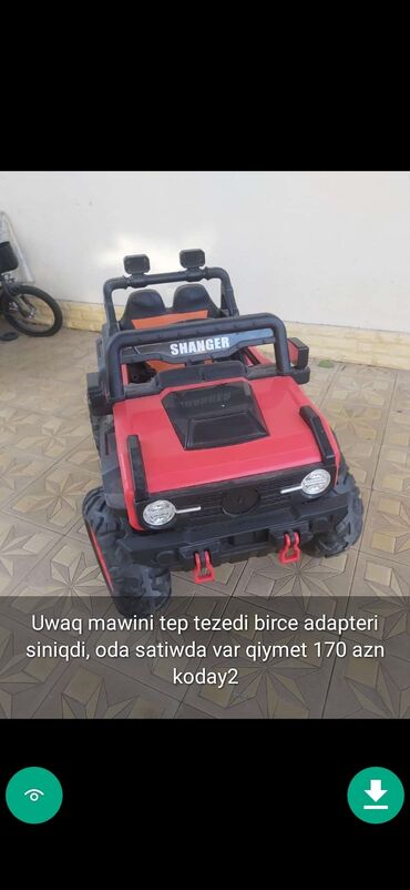 Uşaq üçün elektrik maşınları: Uşaq masinlari elektrikli masinlar matasikllar qiymetler melumatlar — 11