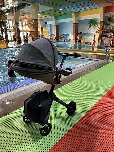 стокки коляска: Коляска, Stokke, цвет - Серебристый, Б/у, Самовывоз — 8