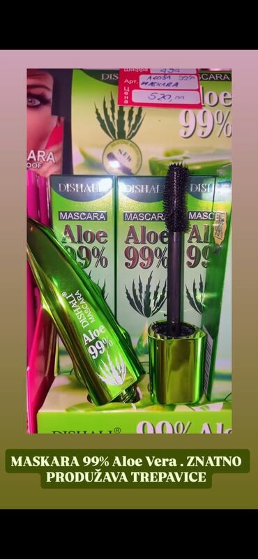 komplet pantalone i prsluk: 🌿✨ Maskara Aloe Vera 99% ✨🌿 Za trepavice koje osvajaju svaki pogled!