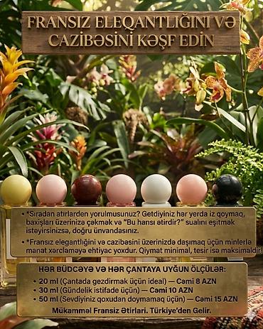 Красота и здоровье: En Munasib qiymete Fransız Ətirləri. Türkiye'den istehsal zavodundan — 1