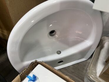 пьедесталом раковина с: Раковина для ванной, Особенности: Глянцевое