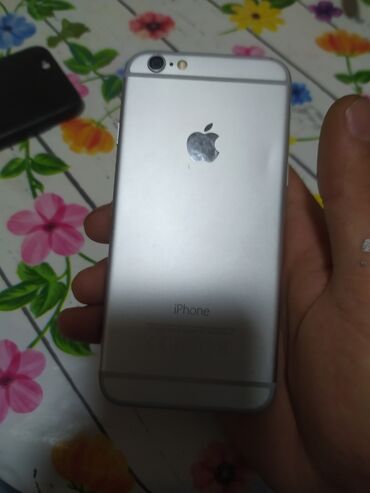 iphone x işlenmiş qiymeti: IPhone 6, 16 GB, Gümüşü, Zəmanət, Barmaq izi, Simsiz şarj