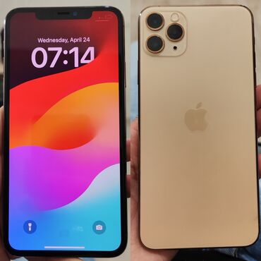 iphone 11 dubay qiymeti: IPhone 11 Pro Max, 512 ГБ, Желтый, Гарантия