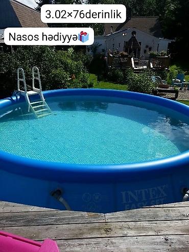 havuz intex: 3.05×76derinlik🐬 🌊 Yayın sərinliyini evinizə gətirin! ✅ 1 İl Zəmanət ✅ — 1