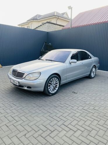 лизинг авто бишкек без первоначального взноса: Mercedes-Benz S-Class: 2000 г., 4.3 л, Автомат, Бензин, Седан