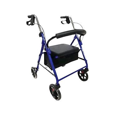 celikler: №: 12407 Məhsulun adı: Rollator ABC TECS AL08, alüminium, qara Brend — 1