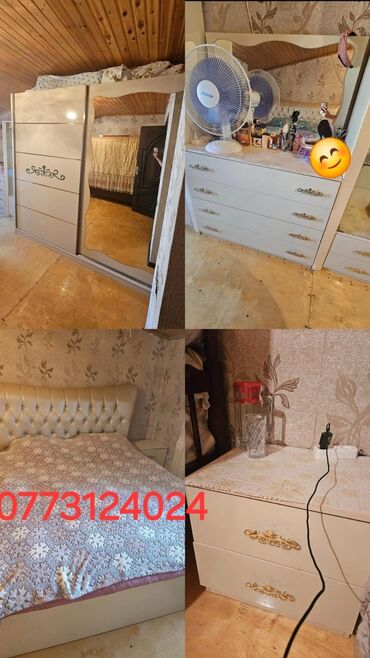 Ev üçün digər mebel: İkinəfərlik çarpayı, Dolab, Komod, Termo, İşlənmiş