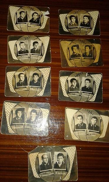 Искусство и коллекционирование: "Neftçi"-nin1960-ci illərin futbolçularının kiçik fotokartoçkaları — 1