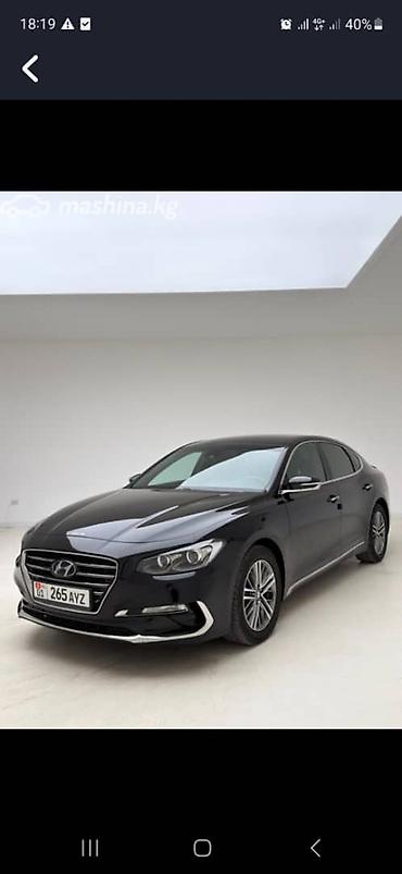Hyundai Grandeur: 2019 г., 3 л, Автомат, Газ, Седан