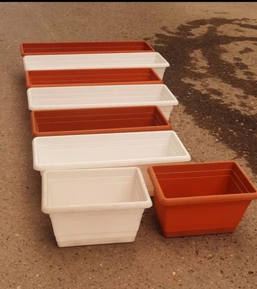 Bitkilər üçün dibçəklər: Dibcek dibcek qabi asma kvadrat balkon ag gul qabi asilan balkon — 7