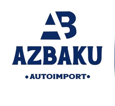 Digər biznes avadanlığı: AB Azbaku Autoimport şirkətinin loqosu. Mavi rəngdə stilizə edilmiş