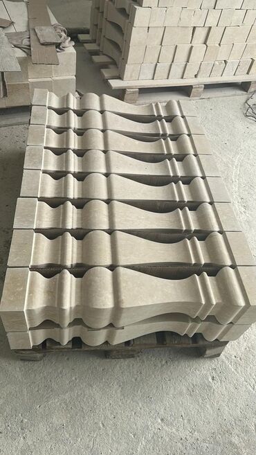 Фасадные плиты Сары-Таш (Травертин): Сары таш сары таш сары ташТравертин Балясины перила тумбы гранит — 11