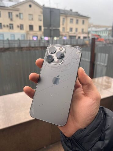 14 про цена в бишкеке: IPhone 13 Pro, 128 ГБ, Matte Silver, Коргоочу айнек, Каптама, 78 %