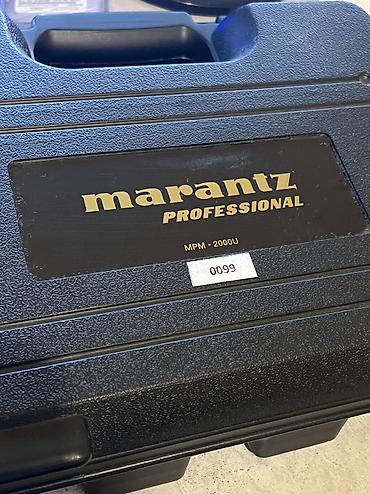 Студийные микрофоны: Конденсаторный USB‑микрофон Marantz Professional MPM‑2000U — готовый — 3