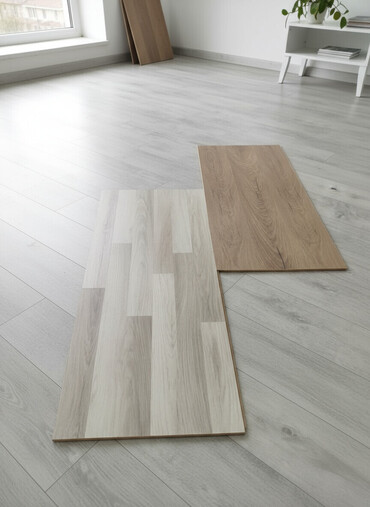 ламинат для пола: PVC döşəmə örtüyü – taxta naxışlı panellər - Material: PVC/vinil