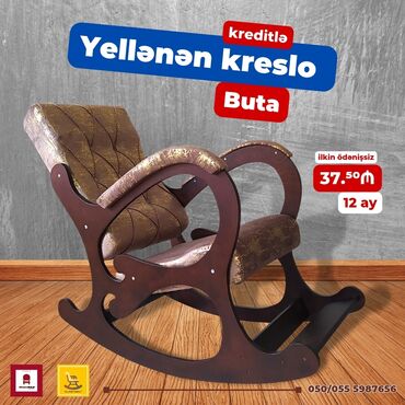 Kreslolar: Yeni, Kreslo-kaçalka, Kredit var, Şəhərdaxili pulsuz çatdırılma — 22