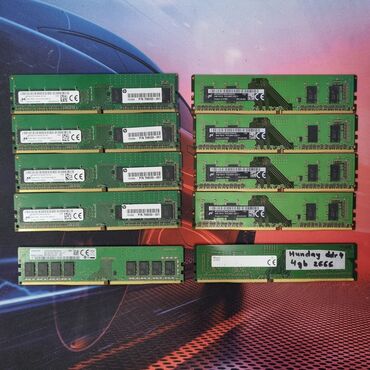 Оперативная память (RAM): Оперативная память, Новый, 4 ГБ, DDR4, 2666 МГц, Для ПК