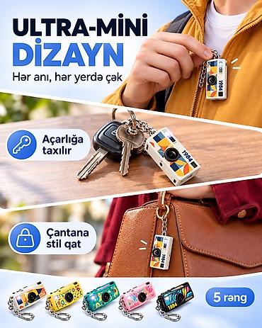 mini qacis aparati: Mini “Thumb Camera” – gündəlik çəkiliş üçün ultra-mini kamera - 720P — 3