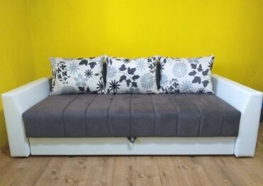 grof trosed: Three-seat sofas, color - Grey, Used