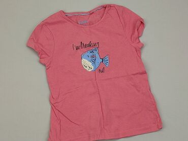 koszulka pudrowy róż: T-shirt, Lupilu, 3-4 years, 98-104 cm, condition - Good