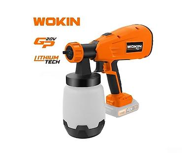 WOKIN akkumulyatorlu boya tapançası 300w 20v W628310 🟢 Rəsmi iş yeri