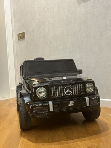 oyuncaq masin type 0: Uşaq üçün elektrikli minik avtomobili – Mercedes-Benz G-Class (qara)