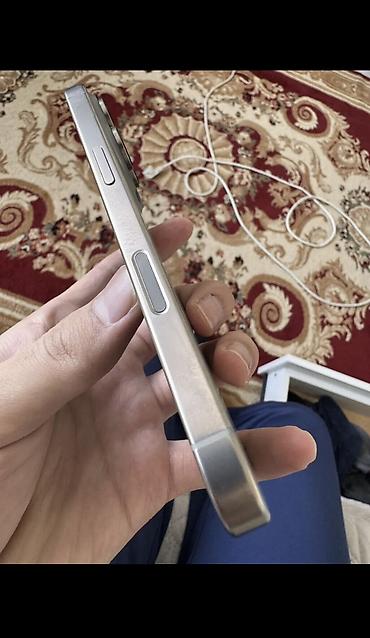 Apple iPhone: IPhone 16 Pro, Б/у, 128 ГБ, Natural Titanium, Зарядное устройство, Защитное стекло, Чехол, 88 % — 3