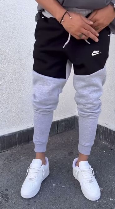 мужские брюки на флисе: Брюки S (EU 36), цвет - Серый