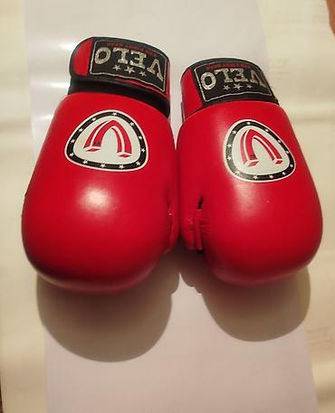 boks torbasi: VELO boks əlcəkləri - Rəng: qırmızı - Model: VELO (Pro Fight Gear — 1