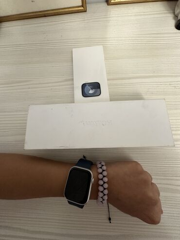 apple watch series 1: IPhone 15 Pro Max, Синий, Зарядное устройство, Кабель, Коробка, 100 %