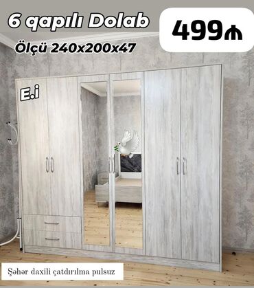 Dolablar: Yeni, Düz dolab, Qarderob, paltar dolabı lalafo.az -da Dolablar: Yeni, Düz dolab, Qarderob, paltar dolabı
